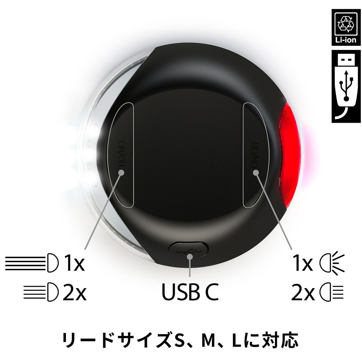 フレキシ LEDライト USB充電式
